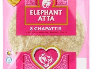 Elephant Ready to Eat Chapatti